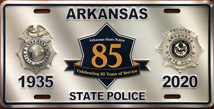 Arkansas license plate image