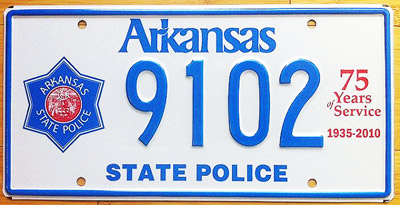 Arkansas police car image