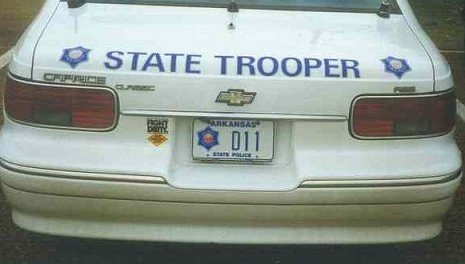 Arkansas police car image