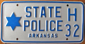 Arkansas license plate image