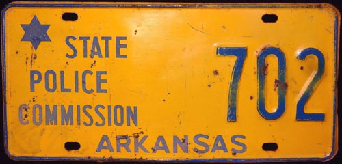 Arkansas license plate image