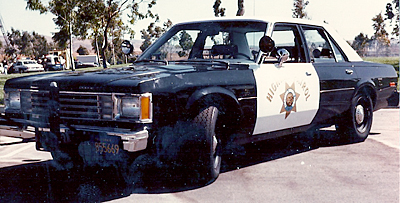 California police car image