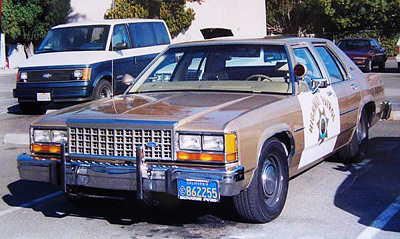 California police car image