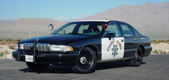 California police car image