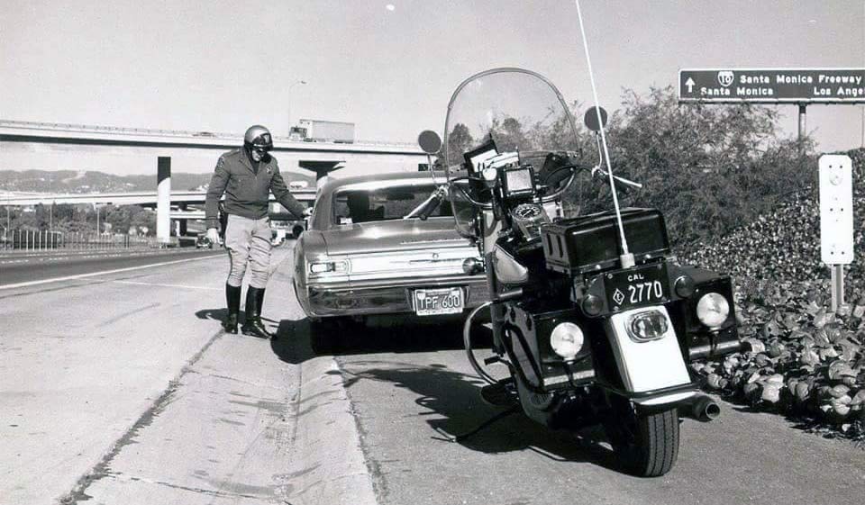 California police motorcycle image