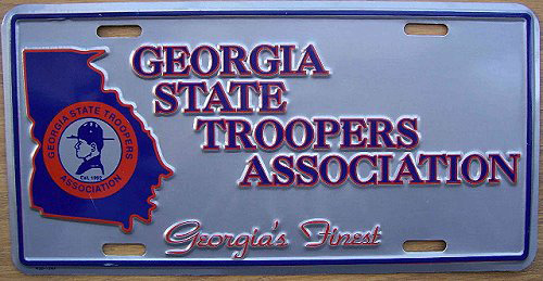 Georgia license plate image