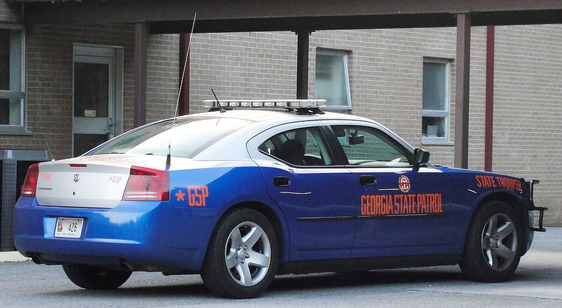 Georgia state police car