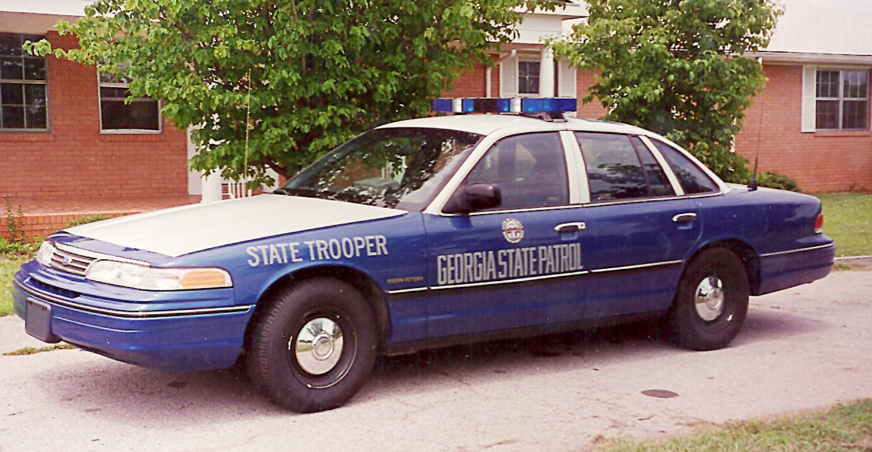 Georgia state police car