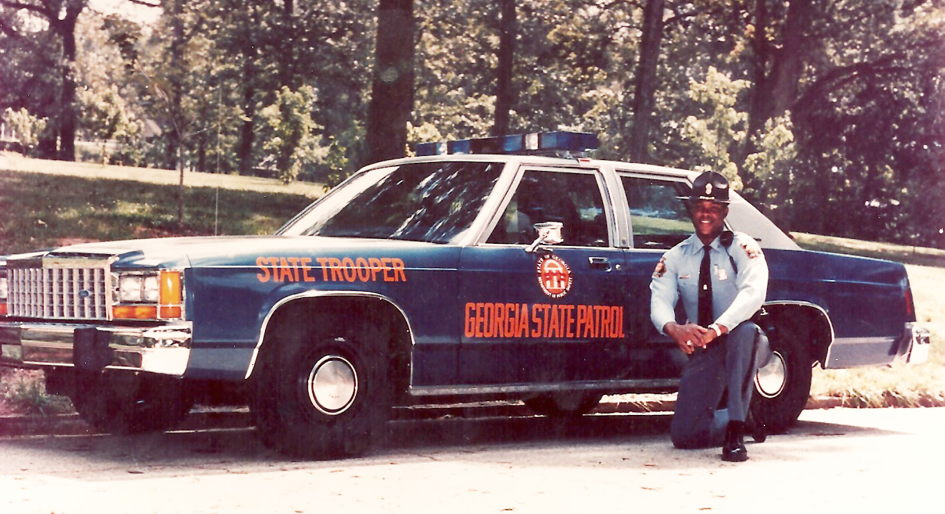 Georgia state police car