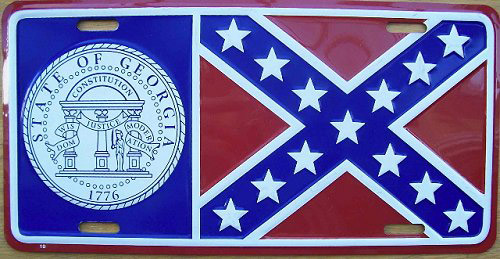 Georgia license plate image