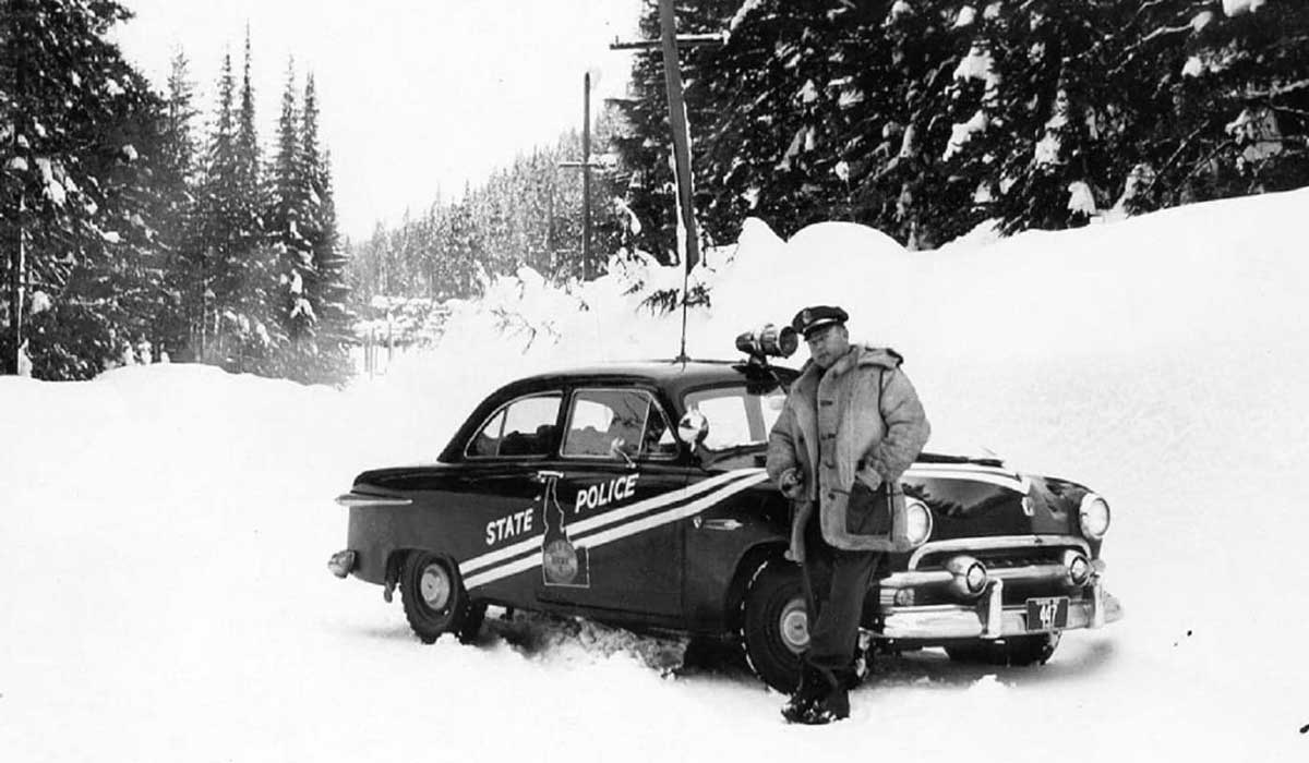 Idaho state police car