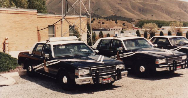 Idaho state police car