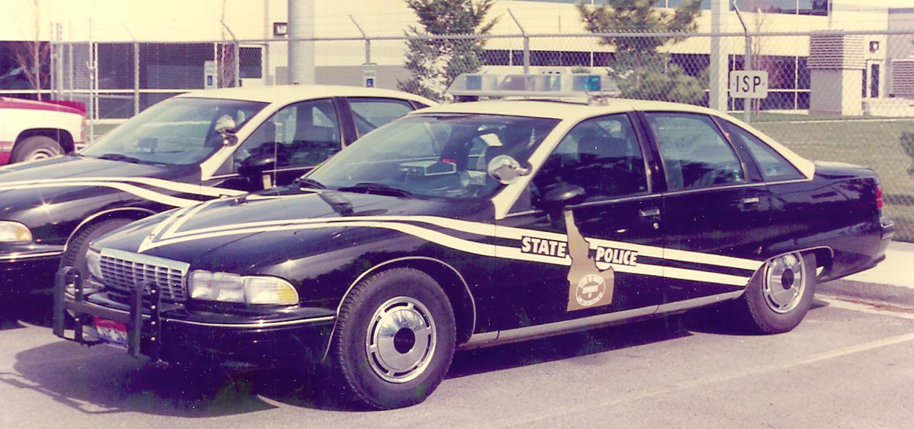 Idaho state police car