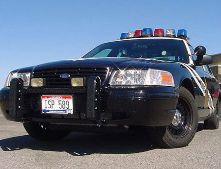 Idaho state police car