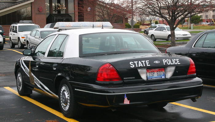 Idaho state police car