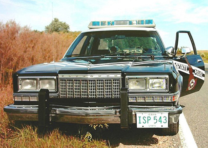 Idaho state police car