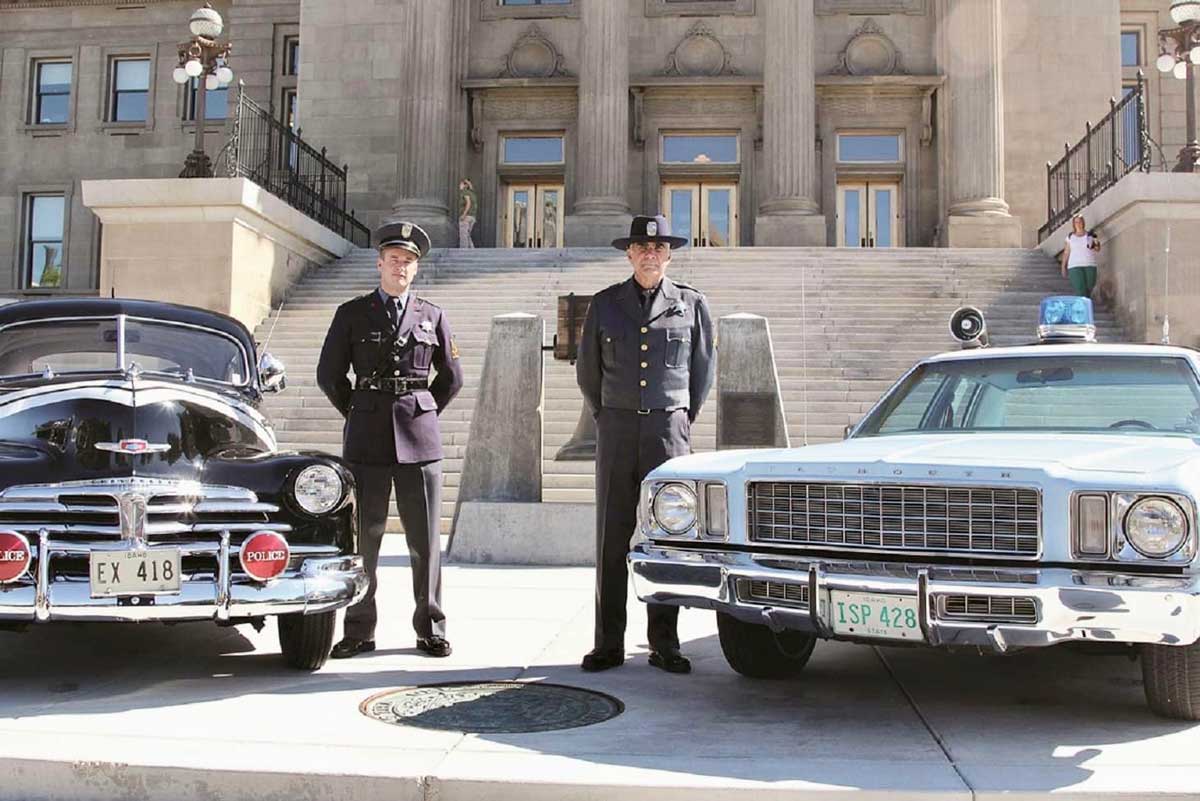 Idaho state police car