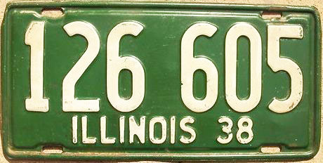 Illinois state police license plate