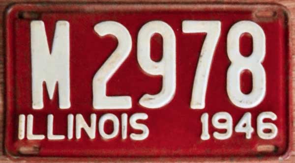 Illinois state police license plate