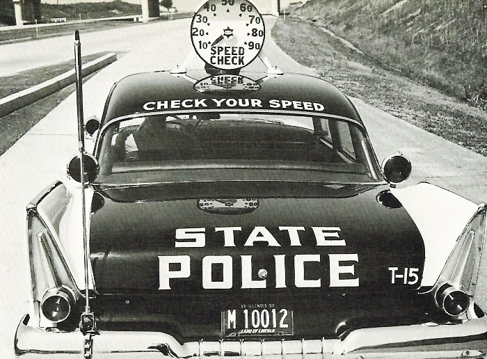 Illinois state police car