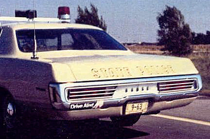 Illinois state police car