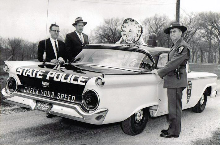 Illinois state police car