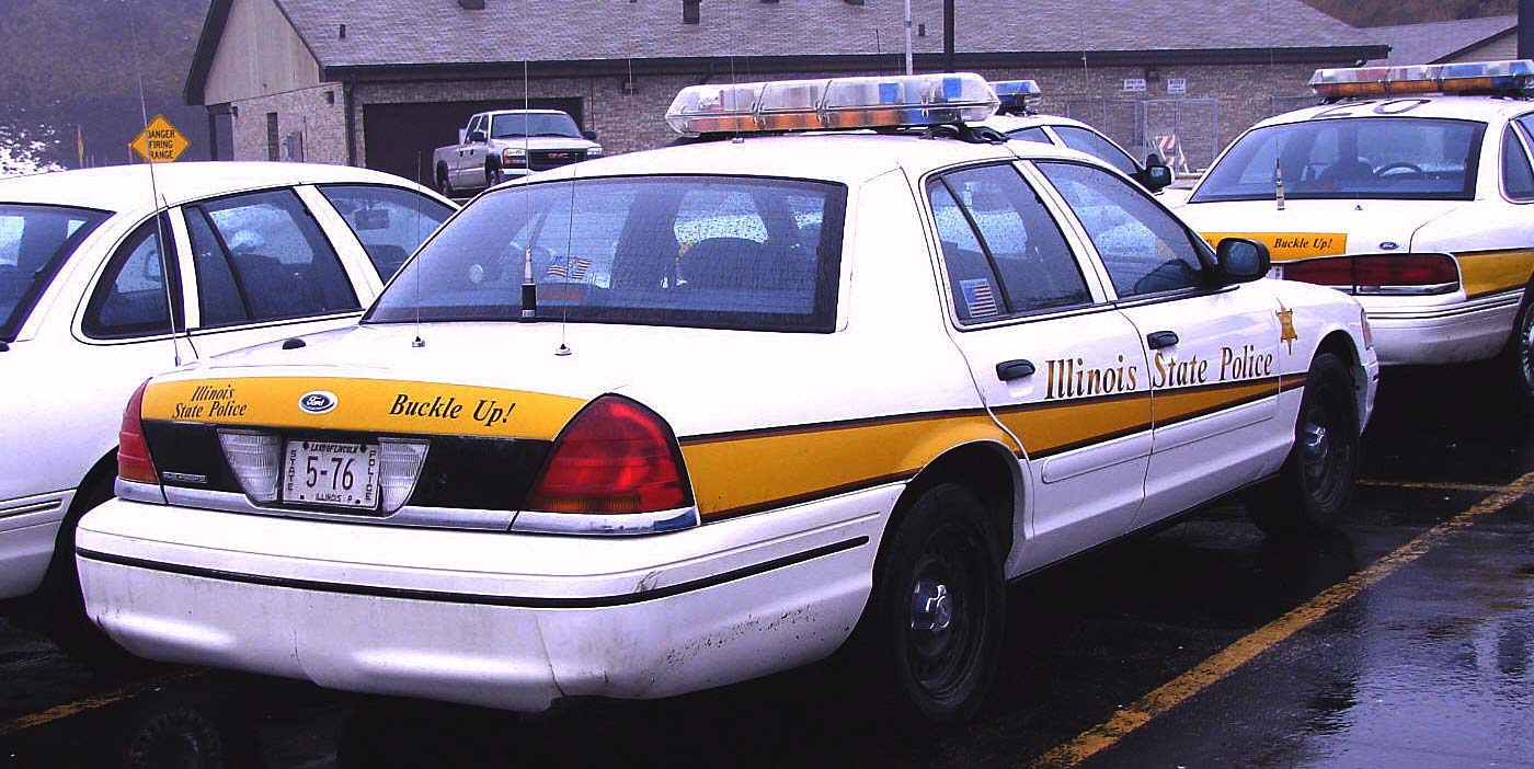 Illinois state police car