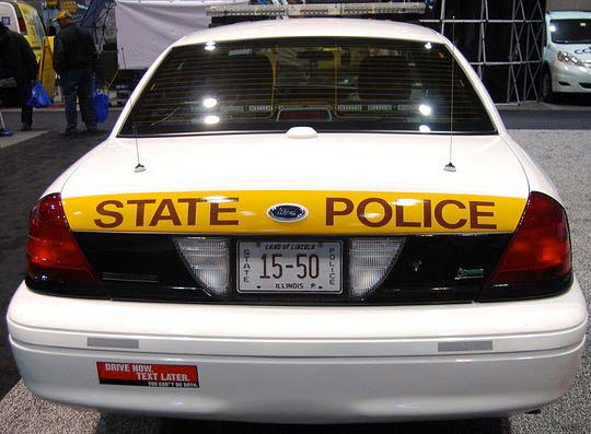 Illinois state police car