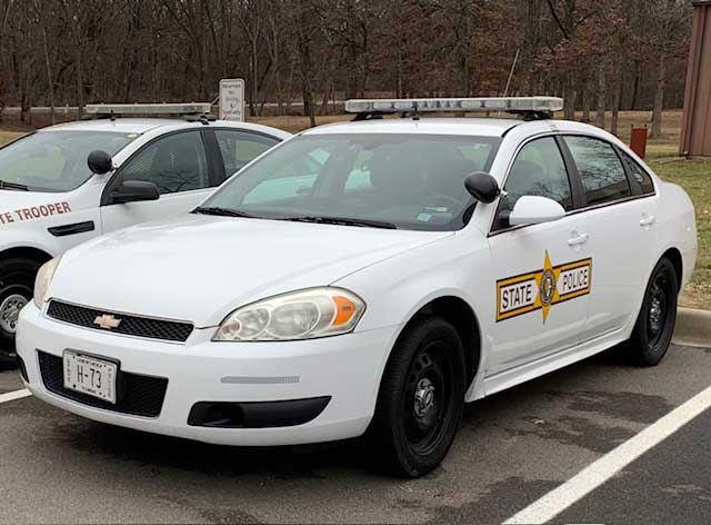 Illinois state police car