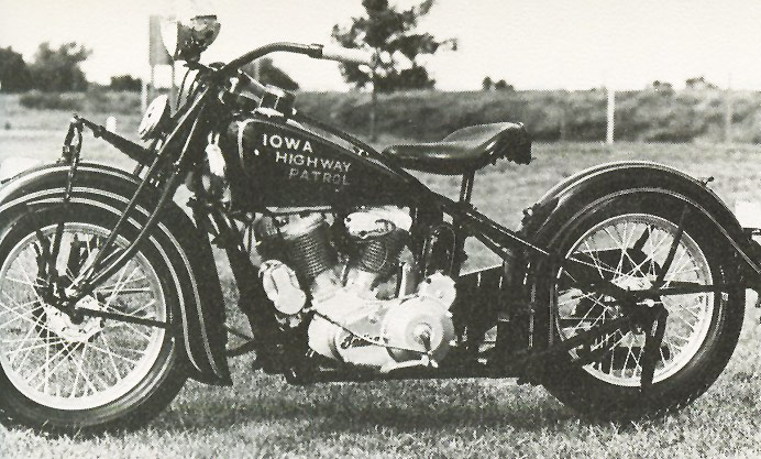 Iowa police motorcycle