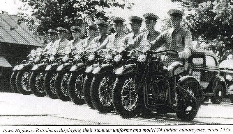 Iowa police motorcycle