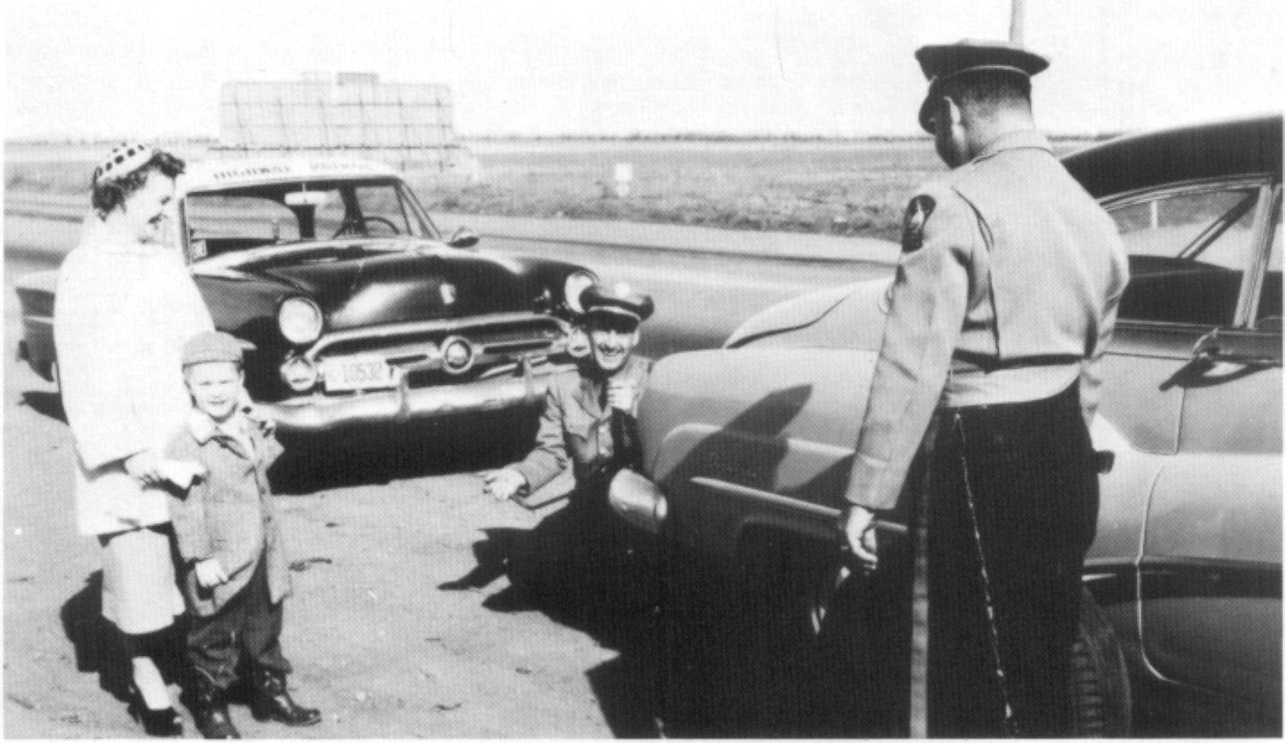 Kansas 1954 police car