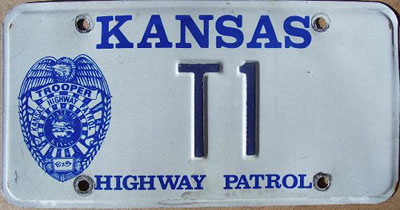 Kansas license plate image