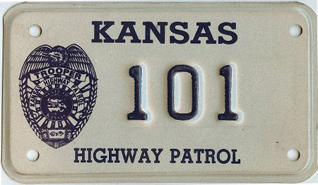 Kansas license plate image