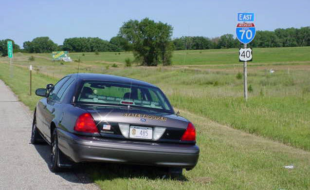 Kansas  police car