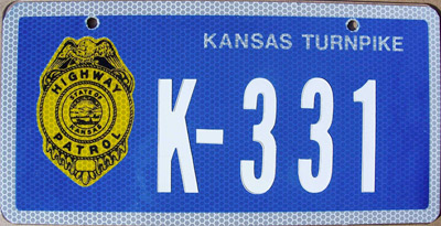 Kansas license plate image