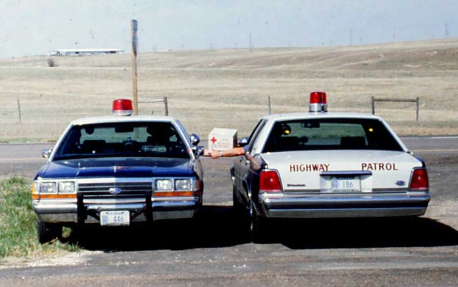 Kansas 1980 police car