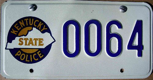 Kentucky license plate image