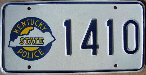 Kentucky license plate image