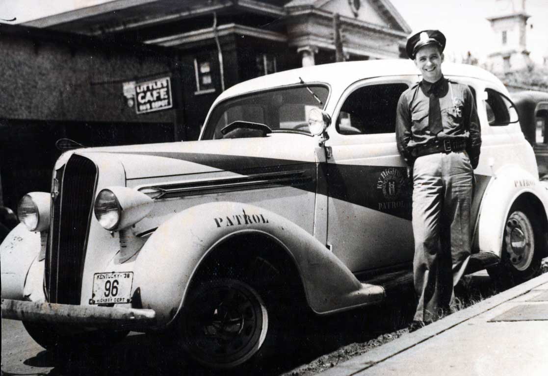 Kentucky 1938 police license plate