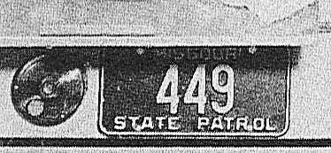 Missouri 1956 police car image