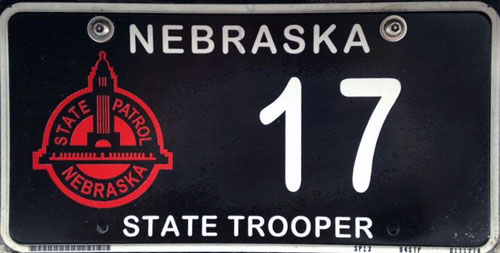 Nebraska license plate image