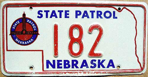 Nebraska license plate image