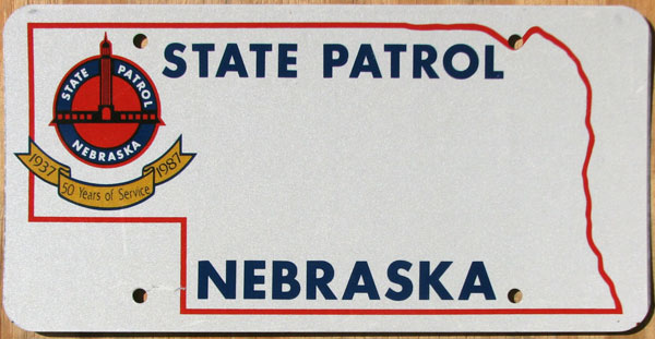 Nebraska license plate image