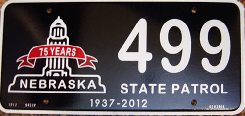 Nebraska license plate image