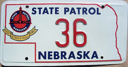 Nebraska license plate image