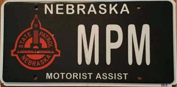 Nebraska license plate image