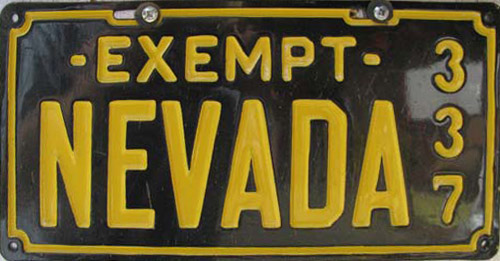 Nevada police car