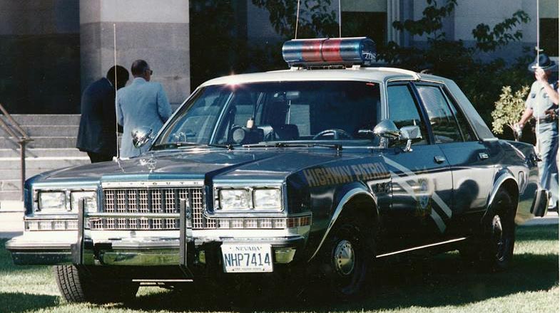 Nevada police license car