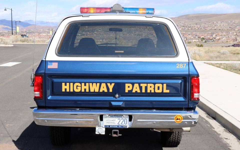 Nevada police car